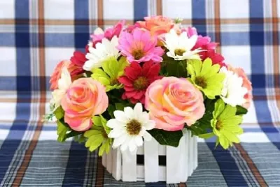Fleurs dans un vase