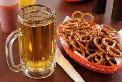 Bière et bretzels