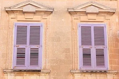 Malta Mdina House Windows