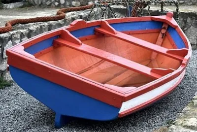 Rotes Boot
