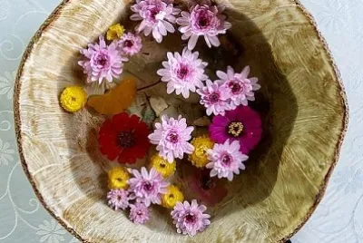 Природа Цветя Есен