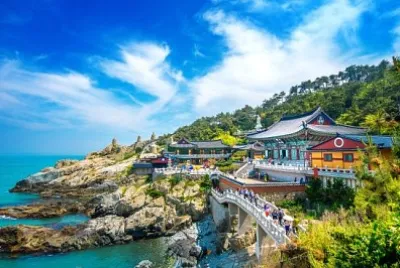 Tempio di Haedong Yonggungsa a Busan, Corea del Sud