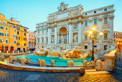 Fontanna di Trevi (Fontana di Trevi) rano l