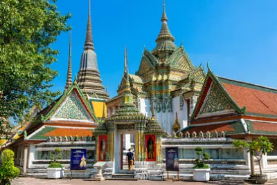 Thailand, Bangkok, Februar, 14-2018, Wat Pho ist ein