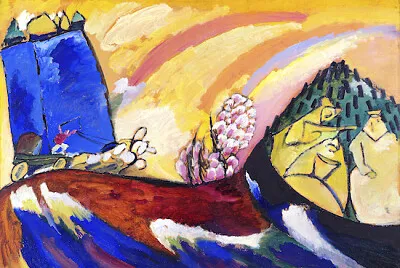 與三駕馬車一起繪畫