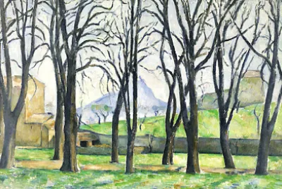 פאזל של עצי ערמונים ב-Jas de Bouffan