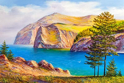 Góry nad morzem, ilustracja