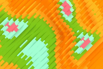 Motif de rayures colorées