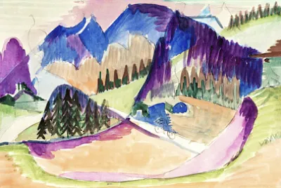 פאזל של נוף הררי