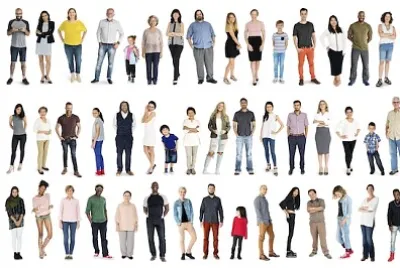 Conjunto de personas de diversidad