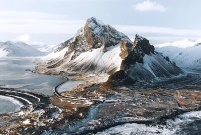 アイスランドのエイストラホルン山