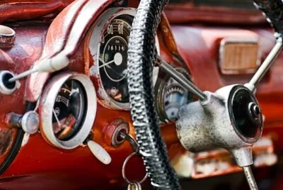 Interior de carros antigos