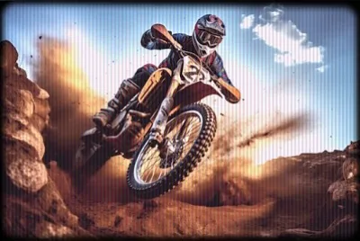 Aventura de moto na TV