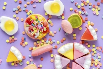 ゼリーとお菓子