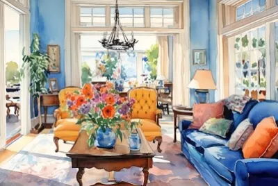 Pintura De Sala De Estar