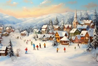Ville de ski