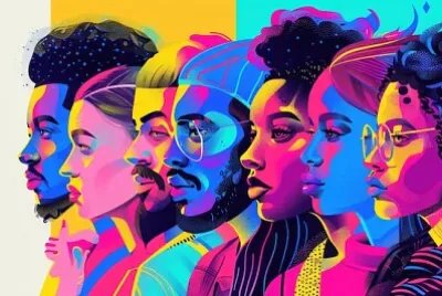 Vielfältige Porträts