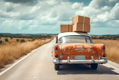 Viaggio in auto d'epoca