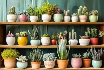 Collection de plantes d'intérieur