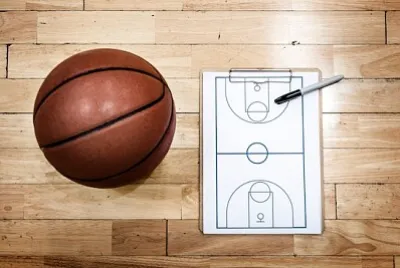 פאזל של ספר משחקי כדורסל