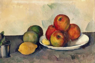 有蘋果的靜物 (1890)