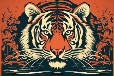 Tiger wildlife jigsaw puzzle