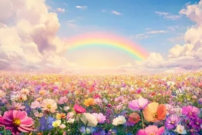 Arcobaleno in fiore