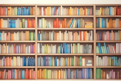 Scaffale della biblioteca