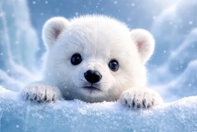 Adorabile orso polare