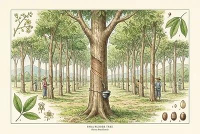 Albero della gomma Para