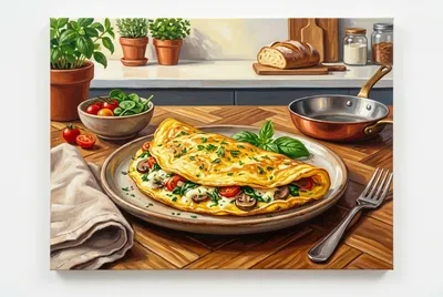 Omelette jigsaw puzzle