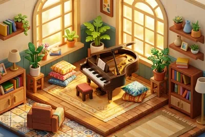 Melodia na Sala de Estar