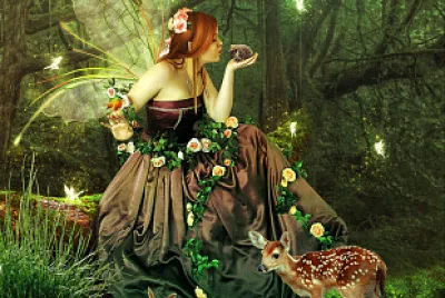 Fee en foret jigsaw puzzle