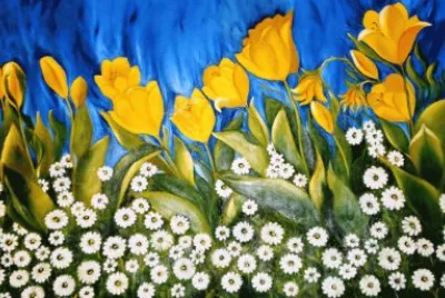 Yellow tulips