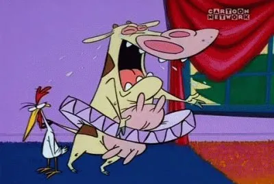 cow and chiken