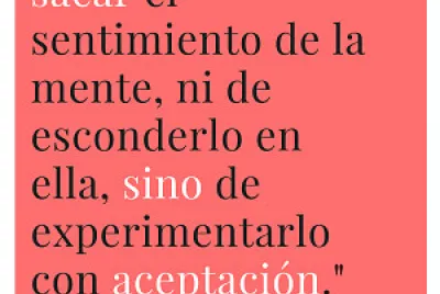 Aceptando nuestras emociones