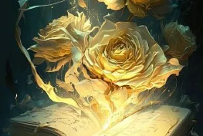 Rosas blancas fantasía