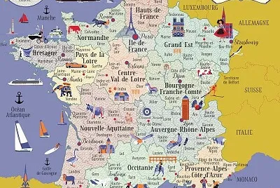 Les régions de la France jigsaw puzzle