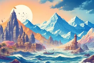 Coast of the Island Kingdom of Maya