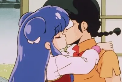 Shampoo besa a Ranma en los labios Ranma 1/2