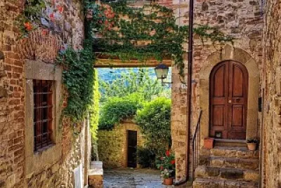 Montefioralle-Italia