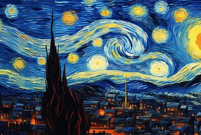 ARTE DE LA NOCHE ESTRELLADA