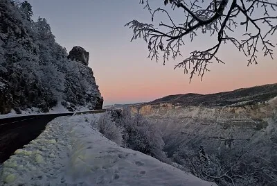 Le Vercors sous la neige