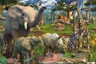 Safari jigsaw puzzle