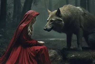 Caperucita Roja y el Lobo jigsaw puzzle