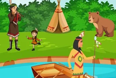 אינדיאנים jigsaw puzzle