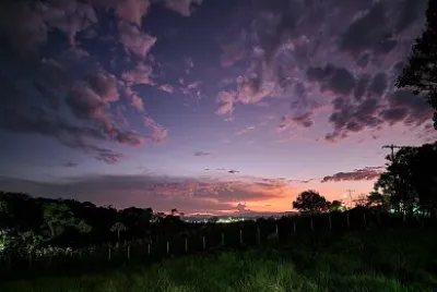 Anochecer en Popayán