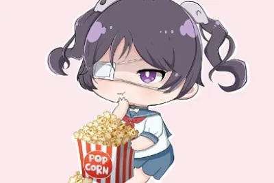 Comiendo palomitas