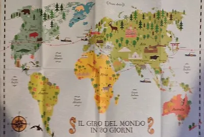 mappa del giro del mondo in 80 giorni jigsaw puzzle