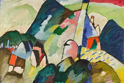 Kandinsky village et clocher